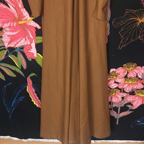 VINTAGE 1970s HAND SEWN LONG SLEEVE MAXI DRESS - Picture 2 of 6